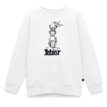 Asterix & Obelix - Asterix Modell - Kinder Premium Organic Sweatshirt - Weiß - Vorne - AI Model Kid Male (0cm)
