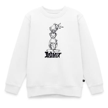 Asterix & Obelix - Asterix Modell - Kinder Premium Organic Sweatshirt - Weiß - Vorne - AI Model Kid Male (0cm)