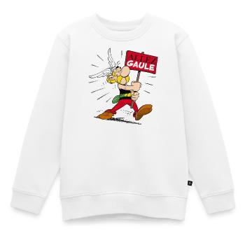 Asterix - Auf nach Gallien! - Kinder Premium Organic Sweatshirt - Weiß - Vorne - AI Model Kid Male (0cm)