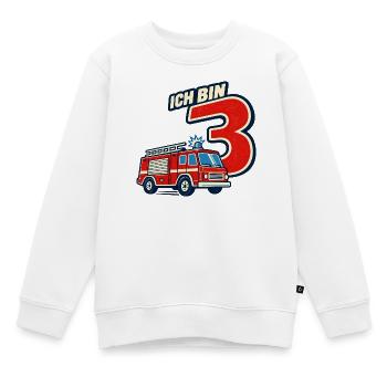 3. Geburtstag Feuerwehr - Kinder Premium Organic Sweatshirt - Weiß - Vorne - AI Model Kid Male (0cm)