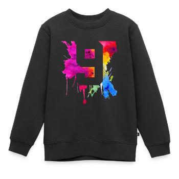 9 ANS 9E ANNIVERSAIRE - Sweat Premium enfant bio - noir - Devant - AI Model Kid Female (0cm)