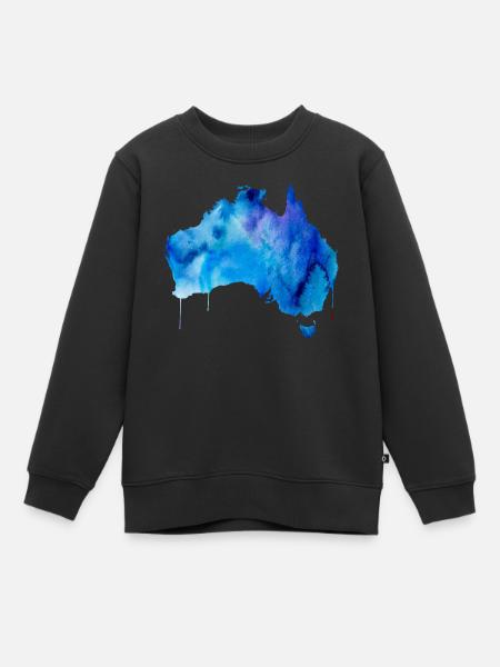 Australien - Kinder Premium Organic Sweatshirt - Schwarz