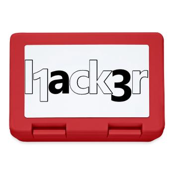 Hacker - Brotdose - Rot - Vorne