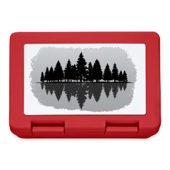 Forest - Forest Landscape Nature Trees - Lunchbox - red - Front