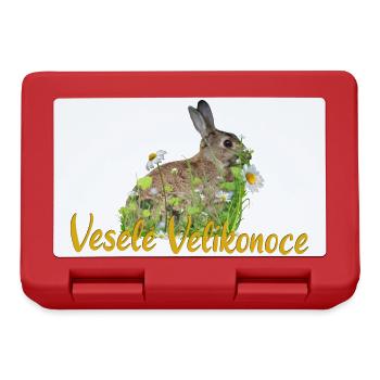 Vesele Velikonoce - Brotdose - Rot - Vorne