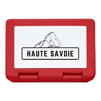 Haute Savoie Schwarzer Berg - Brotdose - Rot - Vorne