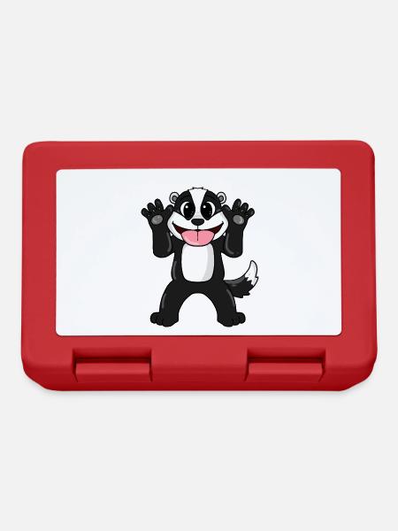 Badger - Lunchbox - red