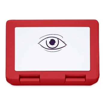 Auge - Brotdose - Rot - Vorne