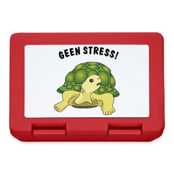 geen stress - Brotdose - Rot - Vorne
