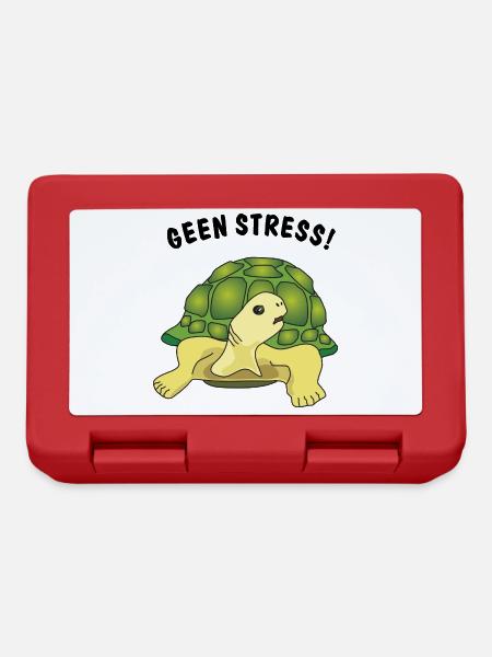 geen stress - Brotdose - Rot