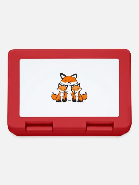 Twin Fox - Brotdose - Rot