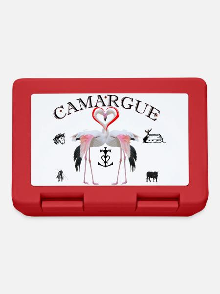 Camargue-T-Shirt - Brotdose - Rot