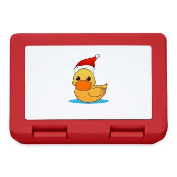 Christmas Duck - Brotdose - Rot - Vorne