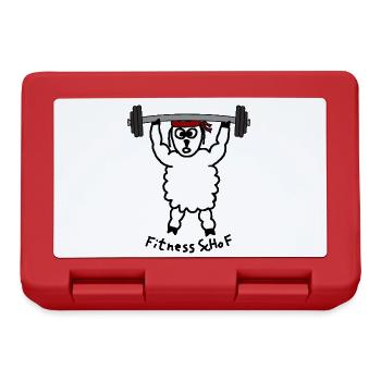 Fitness ScHoF - Brotdose - Rot - Vorne