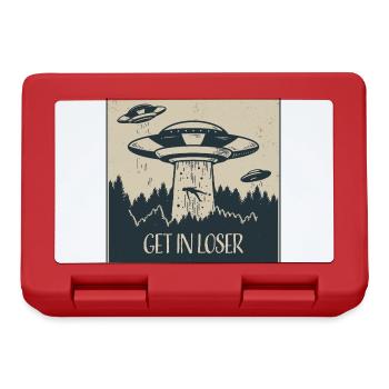 Außerirdischer Ufo Lustig Weltraum Geschenk - Brotdose - Rot - Vorne