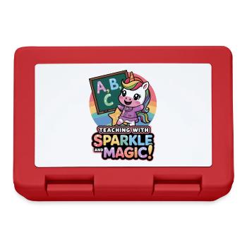 Teaching With Sparkle And Magic! - Lunchbox - red - Front