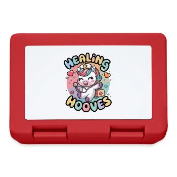 Healing Hooves - Lunchbox - red - Front