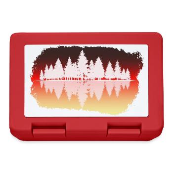Wald - Forest - Brotdose - Rot - Vorne