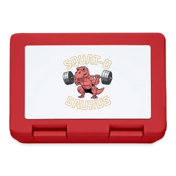 Squat-O Saurus - Lunchbox - red - Front