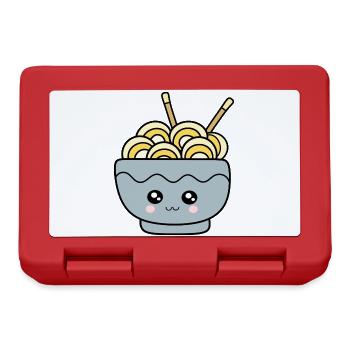 Ramen Nudeln Japan Küche - Brotdose - Rot - Vorne