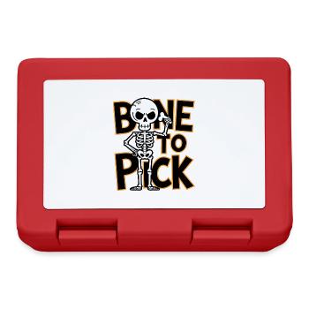 Bone To Pick - Lunchbox - red - Front