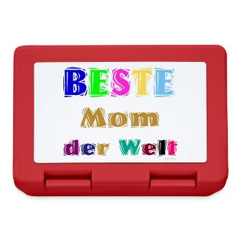 Beste Mutter der Welt - Brotdose - Rot - Vorne