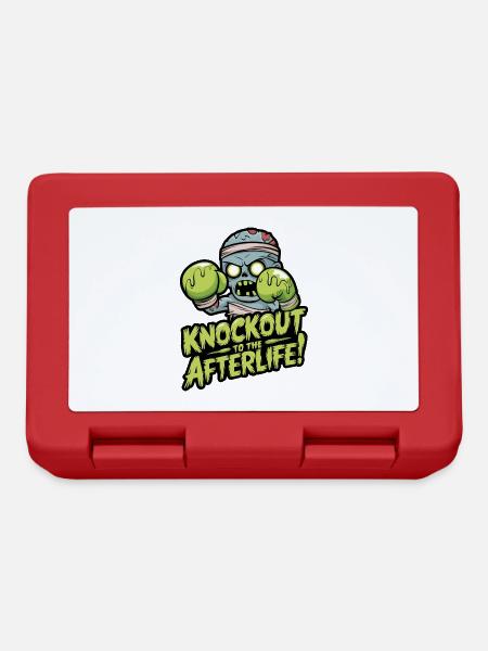 Knockout To The - Lunchbox - red