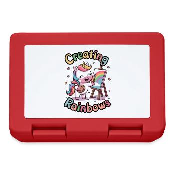 Creating Rainbows - Lunchbox - red - Front
