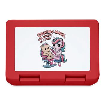 Creating Magic, One Haircut At A Time! - Lunchbox - red - Front