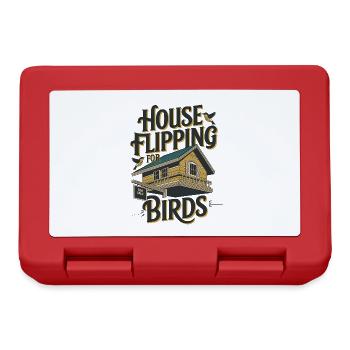 House Flipping For Birds - Lunchbox - red - Front