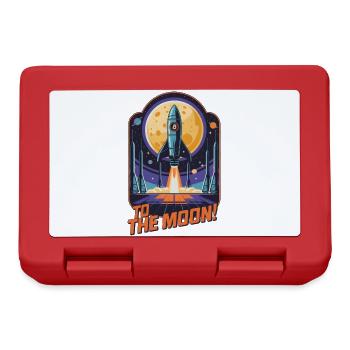 To The Moon - Lunchbox - red - Front
