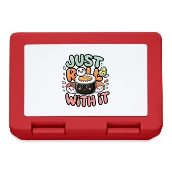 Just Roll With It - Lunchbox - red - Front