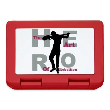 hero guitar - Brotdose - Rot - Vorne