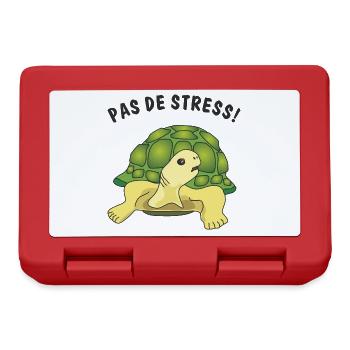 pas de stress - Brotdose - Rot - Vorne