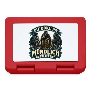 Mündliche IT-Doku - Brotdose - Rot - Vorne