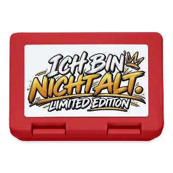 Ich bin nicht alt – Limited Edition - Brotdose - Rot - Vorne