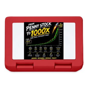 Von Penny Stock zu 1000x - Brotdose - Rot - Vorne