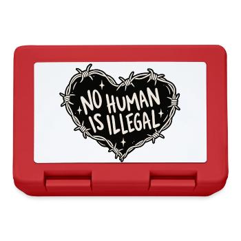 No Human Is Illegal - Brotdose - Rot - Vorne