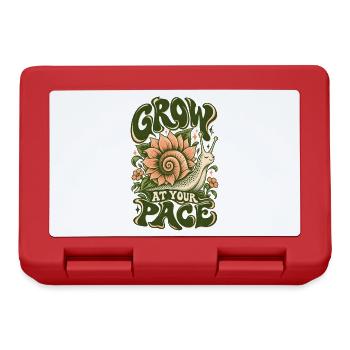 Grow At Your Pace - Brotdose - Rot - Vorne