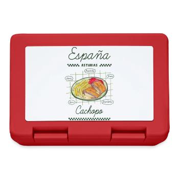 Asturischer Cachopo - Brotdose - Rot - Vorne