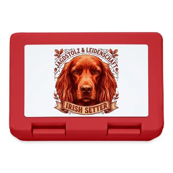 Irish Setter: Stolz und Leidenschaft - Brotdose - Rot - Vorne