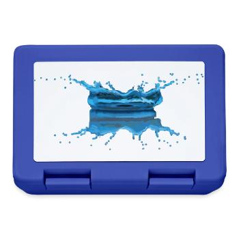 Water drop - Lunchbox - royal blue - Front