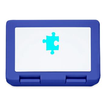 Puzzle - Brotdose - Royalblau - Vorne