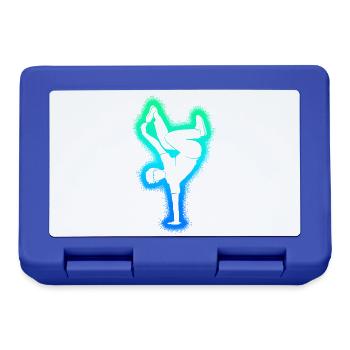 Breakdance Tanz Breakdancer Jungen Breakdancer - Brotdose - Royalblau - Vorne
