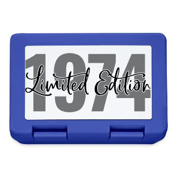 Édition limitée 1974 - Boîte à goûter - bleu royal - Devant