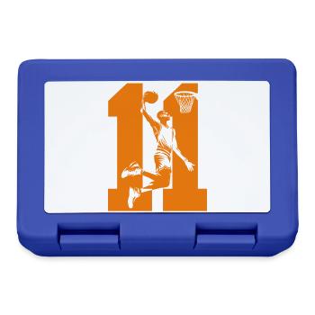NUMMER 11 BASKETBALL 11. GEBURTSTAG - Brotdose - Royalblau - Vorne