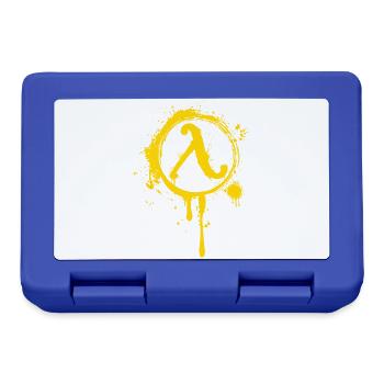Halbwertszeit Widerstand Lambda-Symbol - Brotdose - Royalblau - Vorne