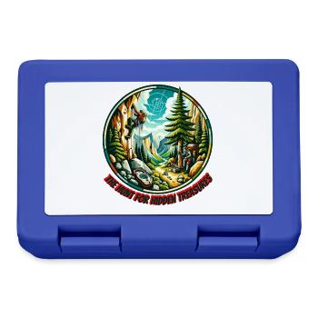The Hunt for Hidden Treasures - Lunchbox - royal blue - Front
