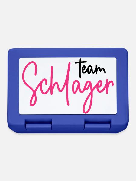 Team Schlager - Schlagerparty - Schlagermusik - Brotdose - Royalblau