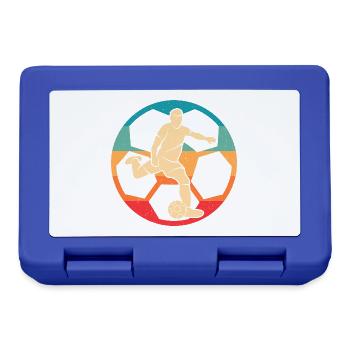 Fußballer Kinder Fußball Spieler Fußballspieler - Brotdose - Royalblau - Vorne